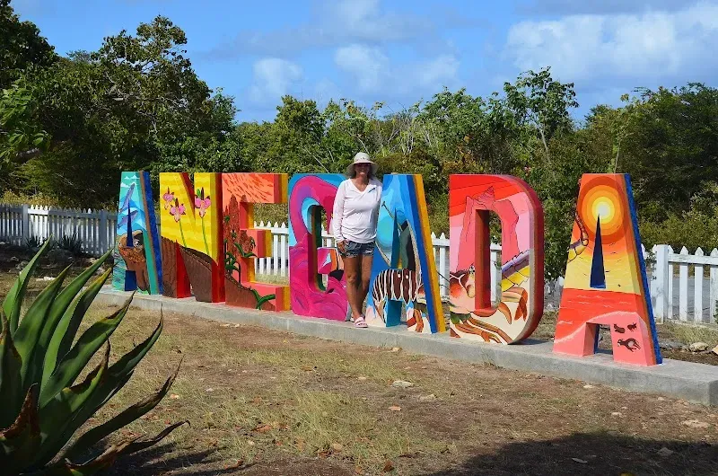 Anegada Sign - Nature attraction in the Caribbean