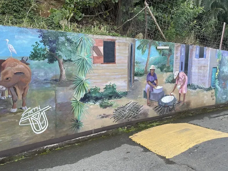 Fahie Hill Murals - Nature attraction in the Caribbean