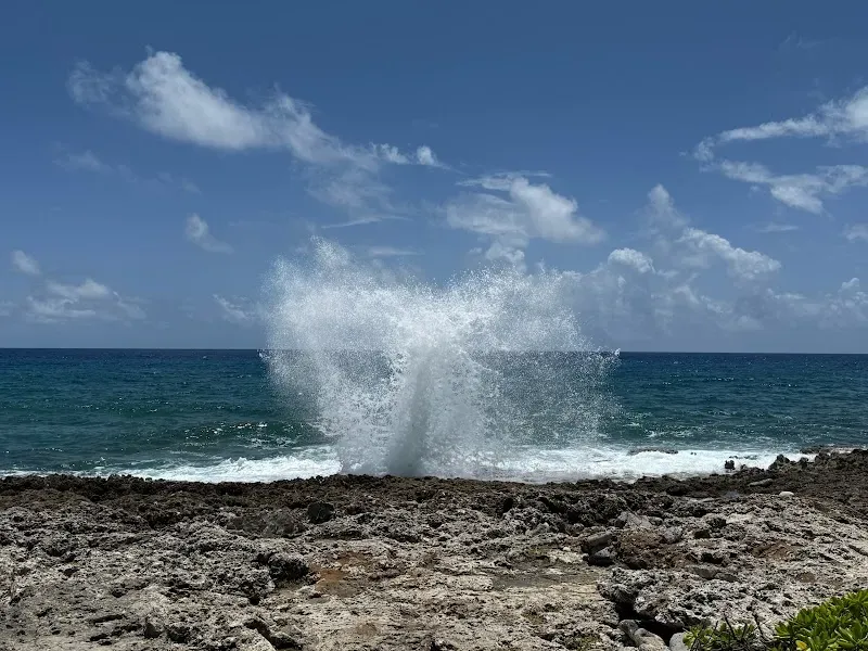 The Blowholes - Nature attraction in the Caribbean