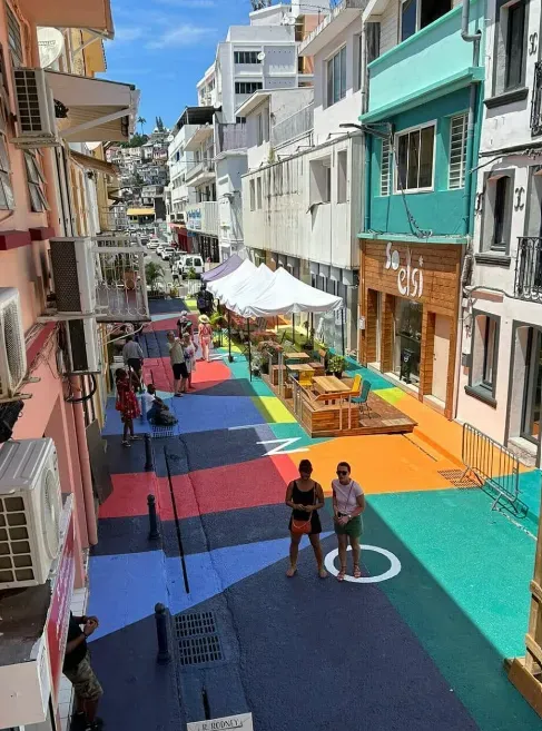 La Rue Coloree - Nature attraction in the Caribbean