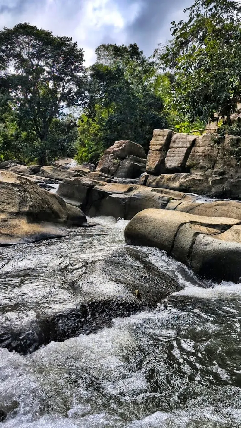 Natural water slide - Nature attraction in the Caribbean