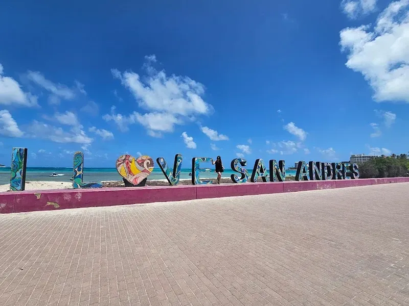 Letrero I love San Andrés - Nature attraction in the Caribbean