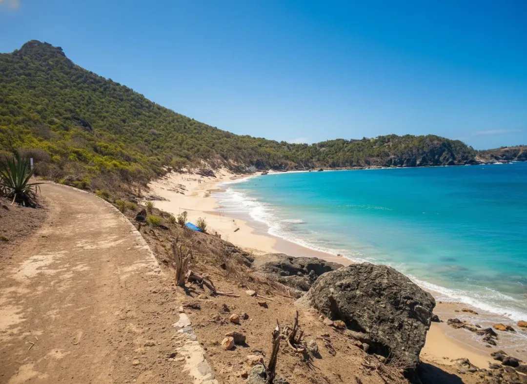 Anse de Colombier - Beach attraction in the Caribbean
