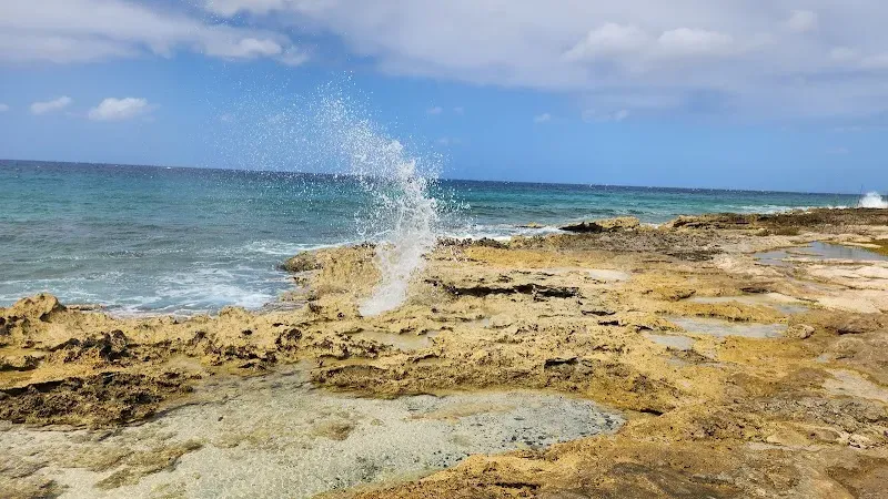 Pops Blow Hole - Nature attraction in the Caribbean