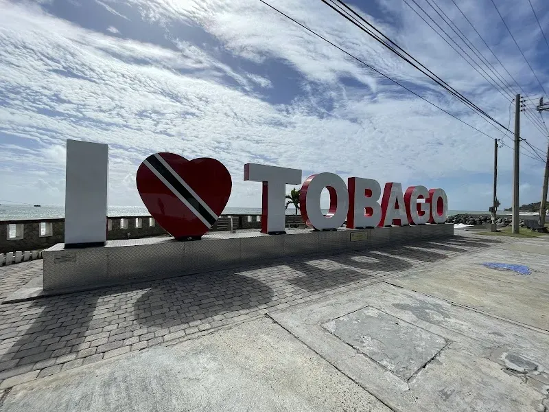 I Love Tobago Sign - Nature attraction in the Caribbean