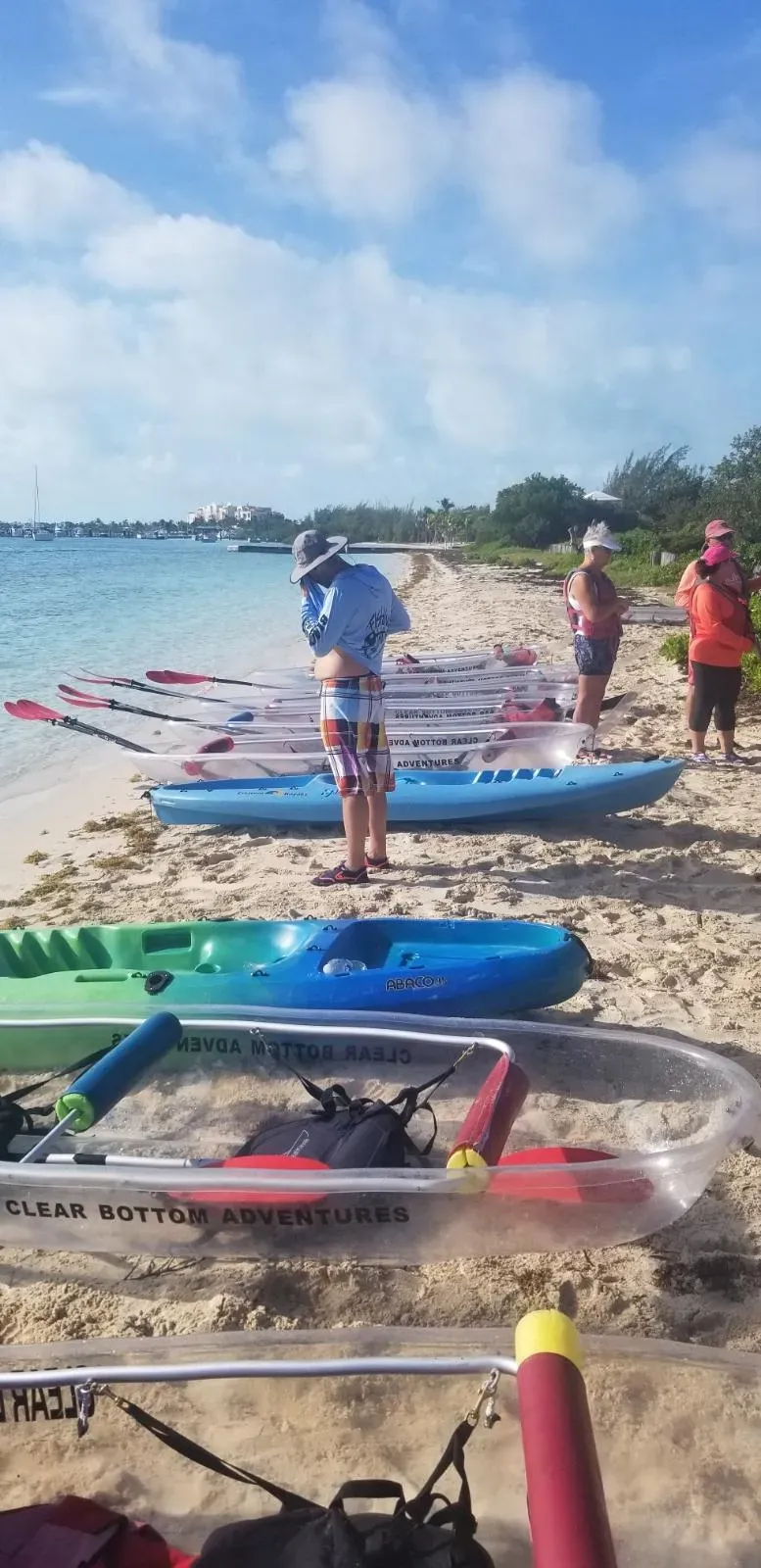 Clear bottom kayak tours - Nature attraction in the Caribbean