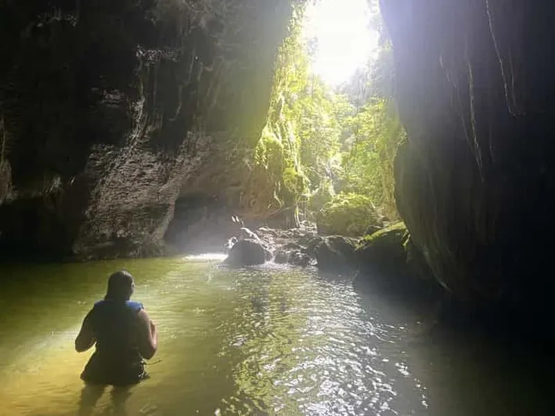 Charco Azul, caves, waterfalls, beach, free drinks for adults