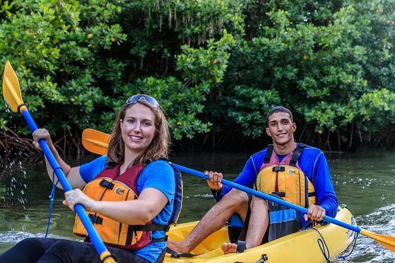 Night kayak tour in the Fajardo bioluminescent bay