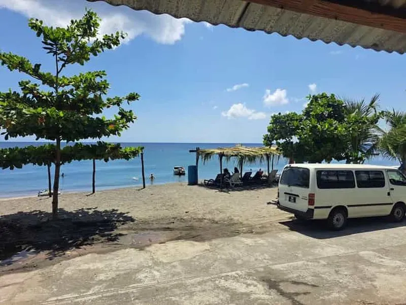 From Roseau: Scenic Waterfall, Gorge, and Beach Tour