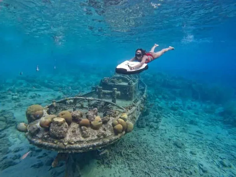 Curaçao: Seabob Adventure Tour with Tugboat Beach