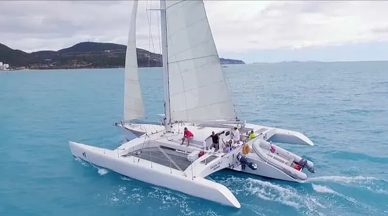 Saint Martin: Sunset Trimaran Cruise