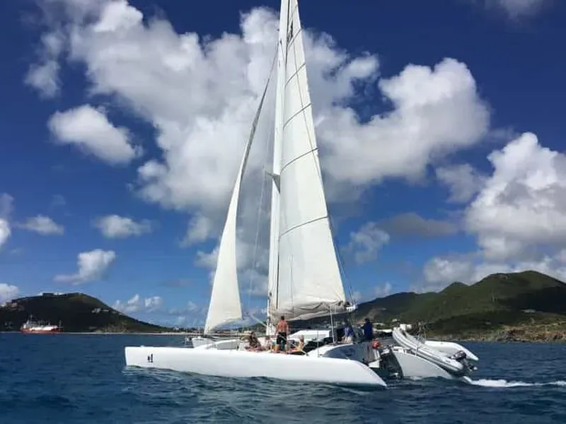 St. Maarten: Trimaran Cruise, Snorkeling and Lunch