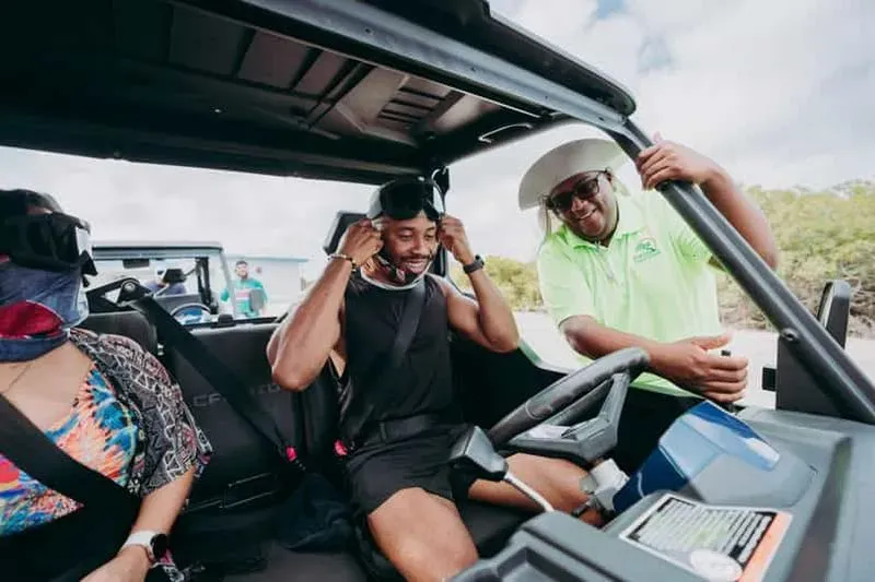 Aruba: UTV Tour and Swim at Arashi Beach