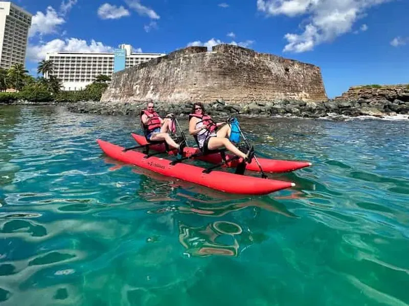 From San Juan: Water bike tour of Condado Lagoon – Chiliboats