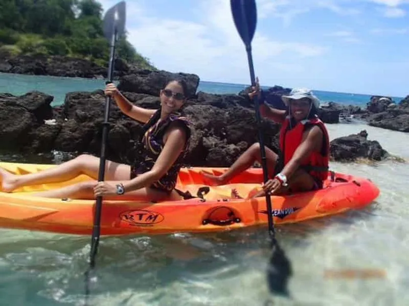 Bouillante: Sea Kayak Rental in the Cousteau Reserve