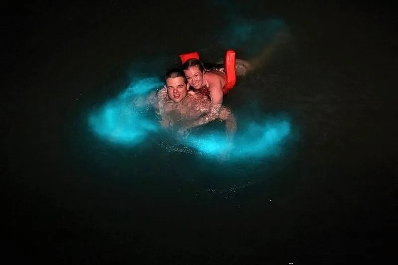 Cruise in the bioluminescent lagoon of Montego Bay