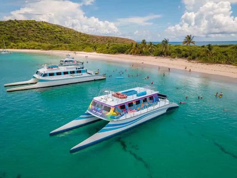 From Fajardo: Full-Day Catamaran Tour of the Culebra Islands - experience in Puerto Rico