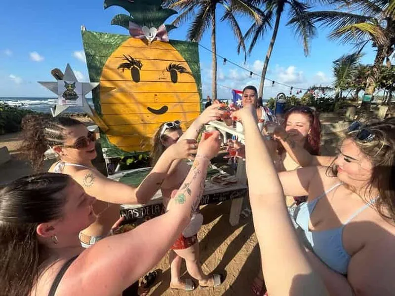 From San Juan: Culinary tour, bar tour and beach at Pinones - experience in Puerto Rico