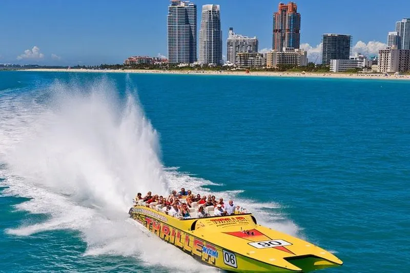 Miami Speedboat Sightseeing Adventure