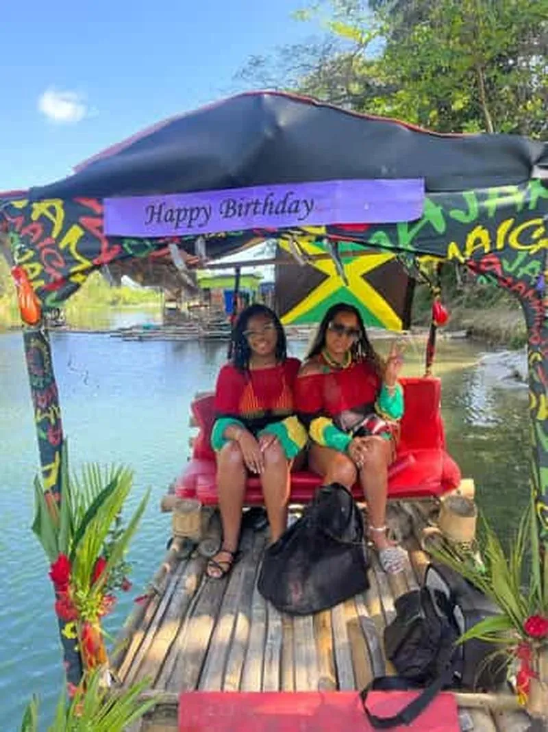 Ocho Rios: Bamboo River Rafting in Ocho Rios, Jamaica.