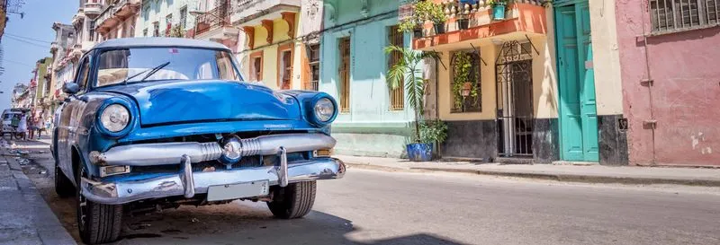 Private vintage car ride in Havana