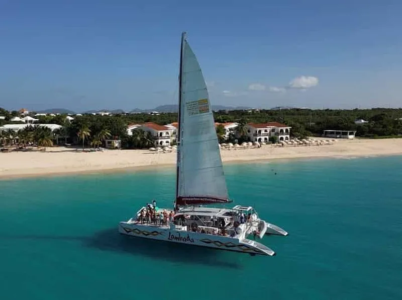 Saint Martin: Catamaran Sailing Day Trip to Prickly Pear Cays - experience in Sint Maarten (Dutch side)