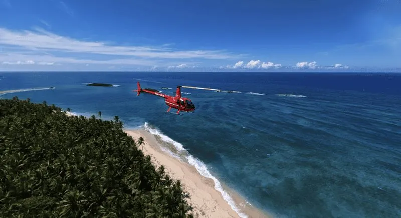 San Juan: private island helicopter tour - experience in Puerto Rico