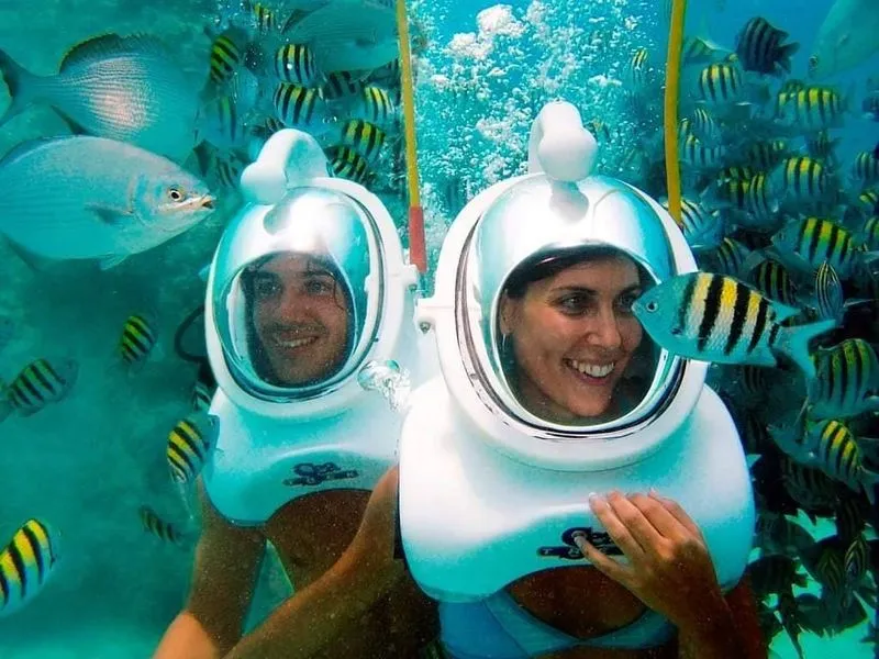 Sea Trek Helmet Diving with Optional Transfer - experience in Curaçao