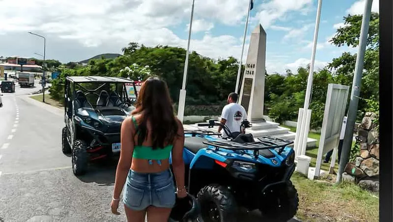 St. Maarten: Island Tour by ATV - experience in Sint Maarten (Dutch side)