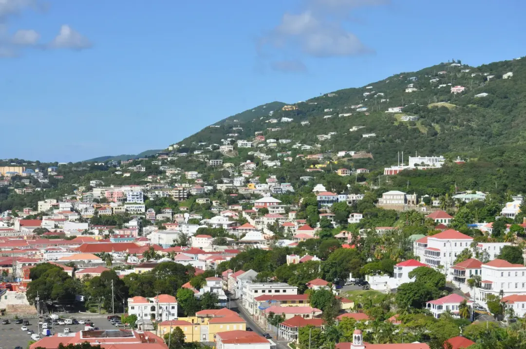 St. Eustatius - scenic view 3 of the Caribbean island