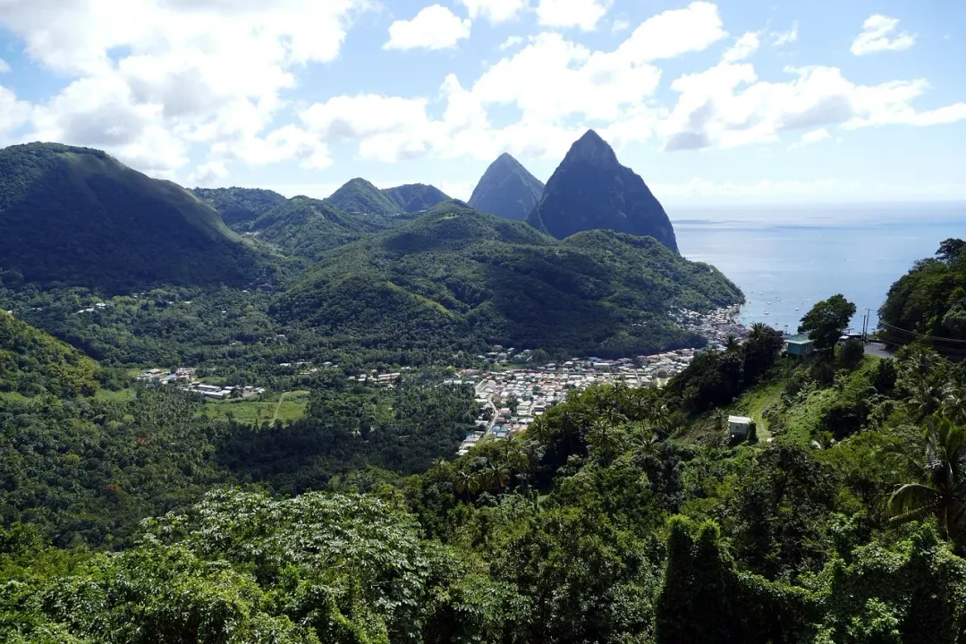 St. Lucia - scenic view 2 of the Caribbean island