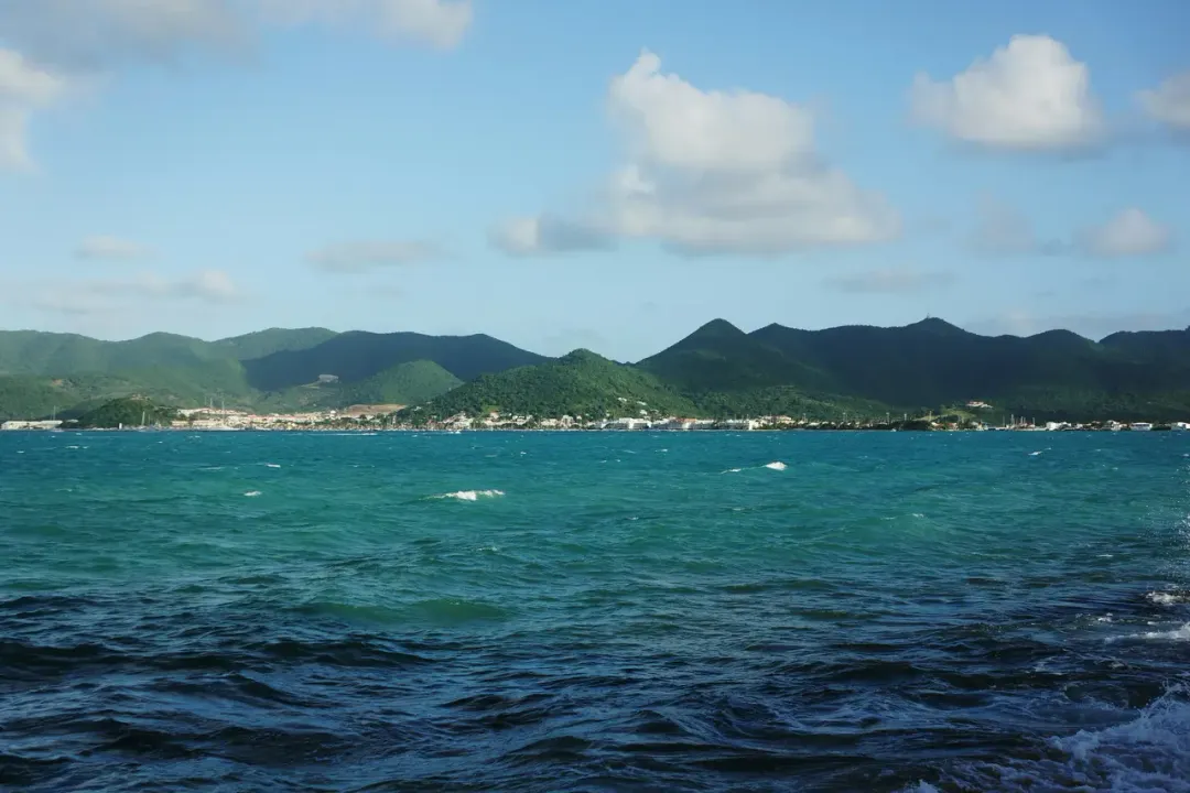 St. Martin (French side) - scenic view 3 of the Caribbean island