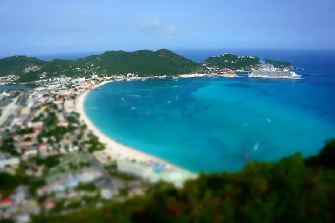 St. Martin (French side) - scenic view 5 of the Caribbean island